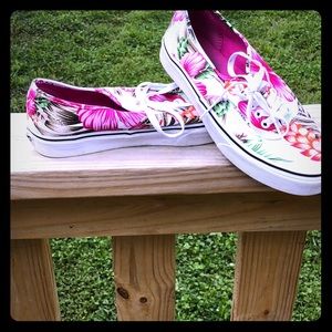 Vans size 9 women’s floral